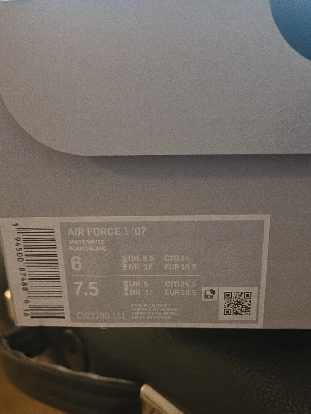 New Nike Air Force 1 '07 Men's Shoes- Size 6